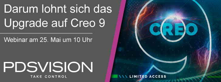 Deutschsprachiges Creo 9 Webinar am 25. Mai um 10 Uhr